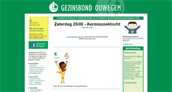 Desktop Screenshot of gezinsbondouwegem.net